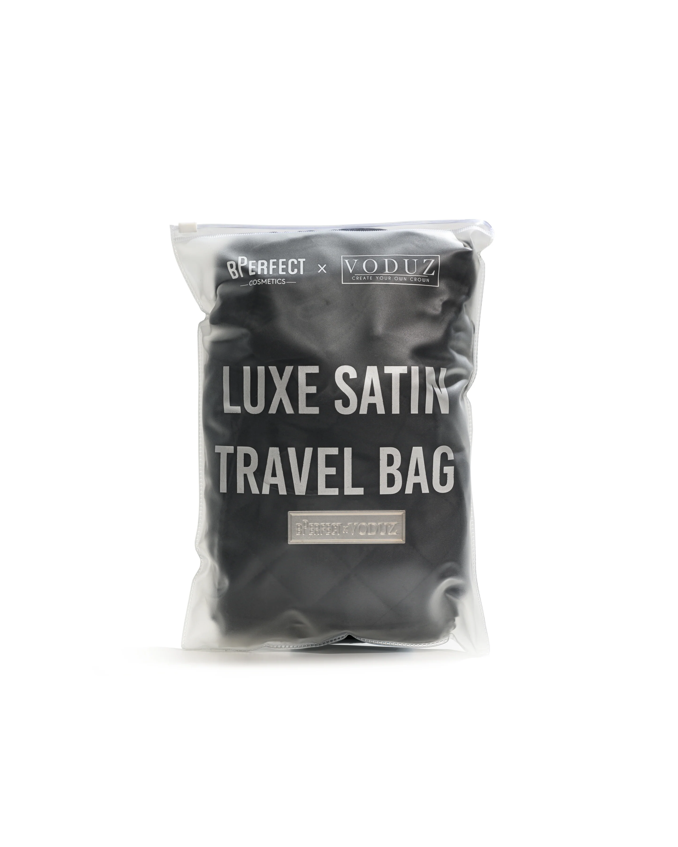 Voduz x BPerfect Luxe Satin Travel Bag - Limited Edition - Image 3